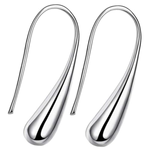 ROMISBABA Silber Ohrhaken Ohrringe mit Tropfenförmiger Rückseite Schmuckstücke für Hochzeiten Partys Besondere Anlässe Exquisites Design ROMISBABA Silber Ohrhaken Ohrringe mit Tropfenförmiger Rückseite Schmuckstücke für Hochzeiten Partys Besondere Anlässe Exquisites Design von ROMISBABA