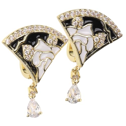 ROMISBABA Damen Ohrringe Im Fächerdesign Ohrstecker Für Frauen Modische Vintage-ohrringe Aus Hochwertigem Material Zierliche Ohrschmuck Für Teen Mädchen von ROMISBABA