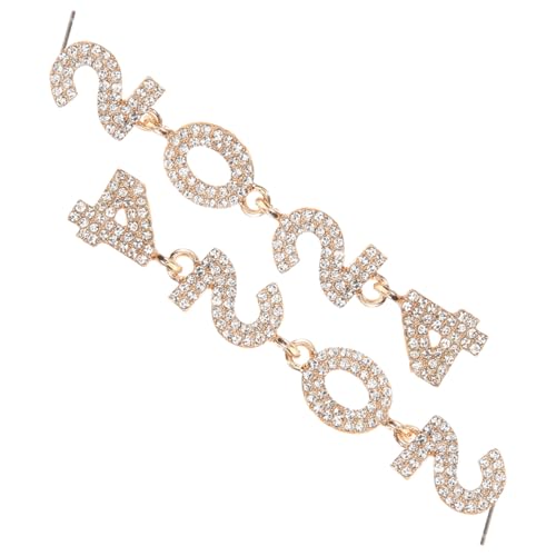 ROMISBABA Statement Ohrringe Weiß Strass Hängend Leicht Damen Elegant Modisch Festival Schmuck ROMISBABA Statement Ohrringe Weiß Strass Hängend Leicht Damen Elegant Modisch Festival Schmuck von ROMISBABA