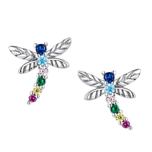 ROMISBABA Sterling Silber Libellen Ohrstecker mit Zirkonia Leichte Damen Ohrringe Modischer Insektenschmuck Geschenkidee für Alltag Hochzeit Geburtstag ROMISBABA Sterling Silber Libellen Ohrstecker mit Zirkonia Leichte Damen Ohrringe Modischer Insektenschmuck Geschenkidee für Alltag Hochzeit Geburtstag von ROMISBABA