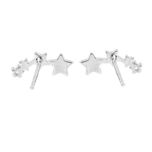 ROMISBABA Sterling Silber Stern Ohrstecker Damen Leichte Ohrstecker mit Filigranem Stern Design Hautfreundlich und Komfortabel für Alltag Party Hochzeit und von ROMISBABA