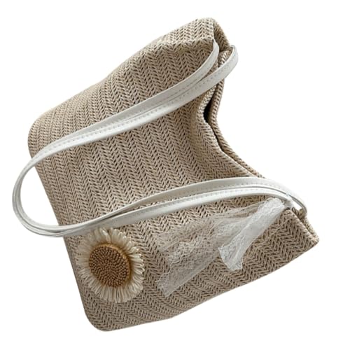 ROMISBABA Strandtasche Strohtasche Sommer Große Damen Schultertasche Geflochten Leicht Tragbar Modisch Für Strand Freizeit Urlaub ROMISBABA Strandtasche Strohtasche Sommer Große Damen Schultertasche Geflochten Leicht Tragbar Modisch Für Strand Freizeit Urlaub von ROMISBABA