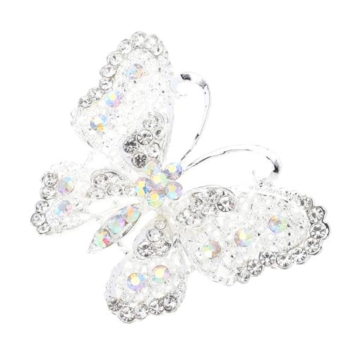 ROMISBABA Strass Schmetterling Brosche mit Kristallbesatz Umweltfreundliche Legierung Eleganter Damen Schmuck für Hochzeit Party Geschenk für Freundin und Familie von ROMISBABA