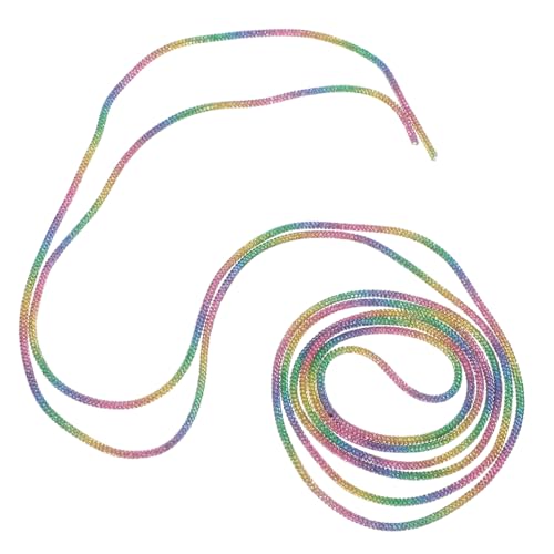 ROMISBABA Strass Taillenseil Strass Kordel Netz Taillenperlen Für Damen Kordelzüge Für Jogginghosen Flache Kapuzenpullover Kordelzüge Ersatz Für Turnschuhe von ROMISBABA