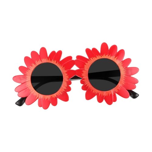 ROMISBABA Stylische Sonnenbrille mit Sonnenblumen Design Party Sonnenbrille Robust Modisch für Mädchen Jungen Geeignet von ROMISBABA