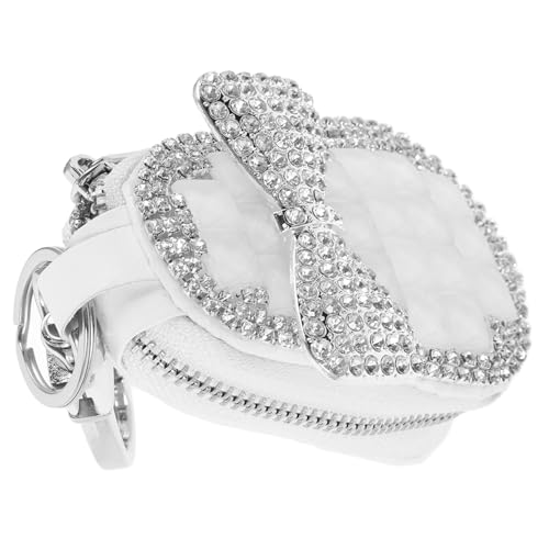 ROMISBABA Rhinestone Autoschlüssel Tasche Für Damen Schlüsselhülle Mit Schutz Vor Kratzern Tragbare Schlüssel Aufbewahrung Für Fahrzeugschlüssel Für von ROMISBABA