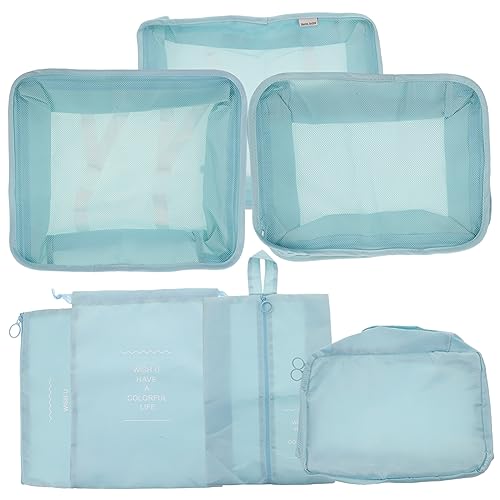 ROMISBABA Taschenorganizer Set Mit Packwürfeln Für Reisegepäck Aus Oxford Netzdeckel Für Kleidung Schuhe Und Elektronik Für Koffer Und Reisen von ROMISBABA