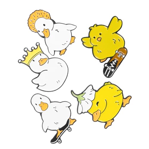 ROMISBABA Teiliges Niedliche Enten anstecker aus Leichte Cartoon broschen als Reversnadeln für Damenjacken Rucksack Taschen deko Modische Abzeichen für Alltag und Geschenk von ROMISBABA