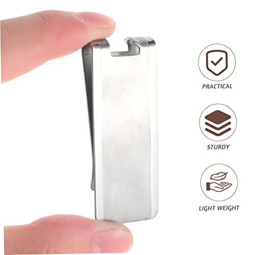 ROMISBABA Titanium Geldklammer mit Flaschenöffner Leichte Geldbörse für Kreditkarten Bargeld und Tickets Robuster Minimalistischer Geldbeutel mit Langlebigem Design von ROMISBABA