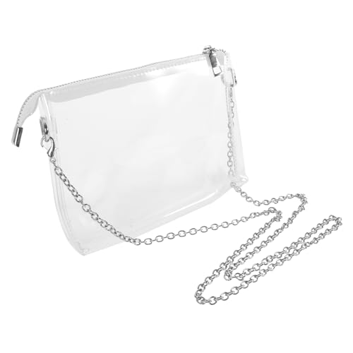 ROMISBABA Transparente Damen-umhängetasche Für Konzerte Kleine Durchsichtige Tasche Mit Reißverschluss Stadiongeprüfte Geldbörse Zum Tragen Geeignet Für Karten Handy Und Kosmetika von ROMISBABA