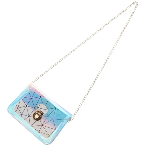 ROMISBABA Transparente Umhängetasche Aus Pvc Mit Kette Für Damen Minitasche Als Schultertasche Leicht Und Praktisch Für Alltag Und Partys von ROMISBABA