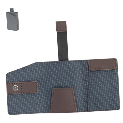 ROMISBABA Kartenhalter Portemonnaie Dreifach Faltbare Geldbörse Für Herren Kreditkartenetui Aus Pu-Material Modisches Kartenetui Ausweistasche Kleiner Kartenbehälter Tragbare Geldbörse von ROMISBABA