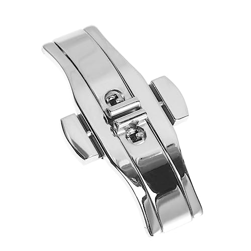 ROMISBABA Uhrenverschluss mit Doppeltem Druckknopf Faltschloss für Armbänder Verschluss für Stilvolle Uhrenarmbänder Passend Langlebig von ROMISBABA