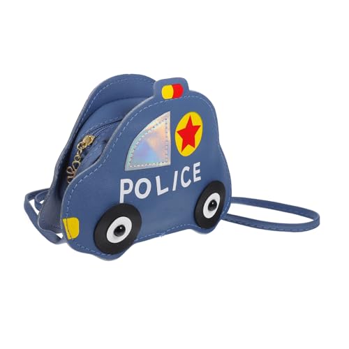 ROMISBABA Crossbody Auto Design Tasche Für Junge Mädchen Praktische Aufbewahrungstasche Blau Für Kostümzubehör Und Spielzeug Leicht Und Langlebig von ROMISBABA
