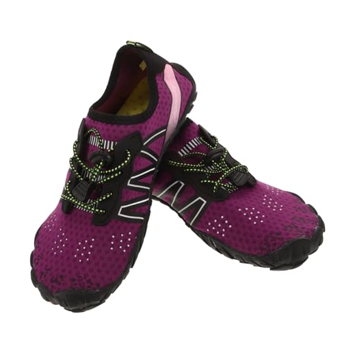 ROMISBABA Unisex Wasserschuhe Schnell Trocknend Atmungsaktiv Strapazierfähig für Outdoor Wassersport Strand Schwimmen Wandern Damen Herren Aquaschuhe Pool Schuhe von ROMISBABA