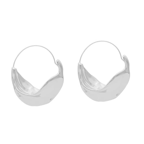 ROMISBABA Unregelmäßige Creolen Metallohrringe Blumenkorb Design Dangle Ohrschmuck Damen Modisch Komfortabel für Alltag Hochzeit Party ROMISBABA Unregelmäßige Creolen Metallohrringe Blumenkorb Design Dangle Ohrschmuck Damen Modisch Komfortabel für Alltag Hochzeit Party von ROMISBABA