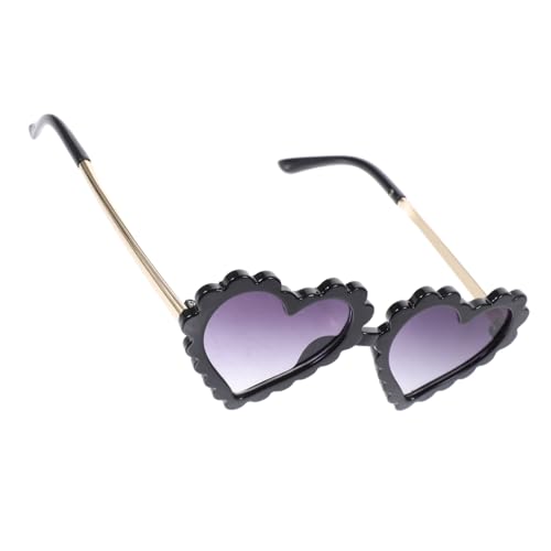 ROMISBABA Uv Sonnenbrille Herzform Modisch Robust Langlebig für Outdoor Party und Alltag Schwarz Rahmen Graue Gläser ROMISBABA Uv Sonnenbrille Herzform Modisch Robust Langlebig für Outdoor Party und Alltag Schwarz Rahmen Graue Gläser von ROMISBABA