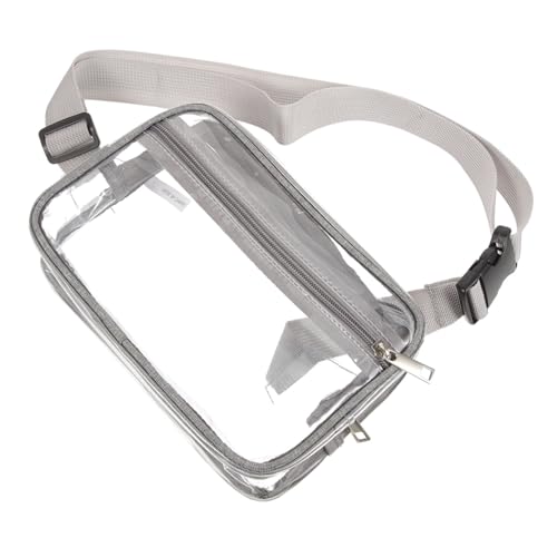 ROMISBABA Verstellbare Gürteltasche Transparent Für Herren Und Damen Sport Hüfttasche Für Laufen Und Reisen Leichte Und Bauchtasche Mit Mehreren Fächern von ROMISBABA