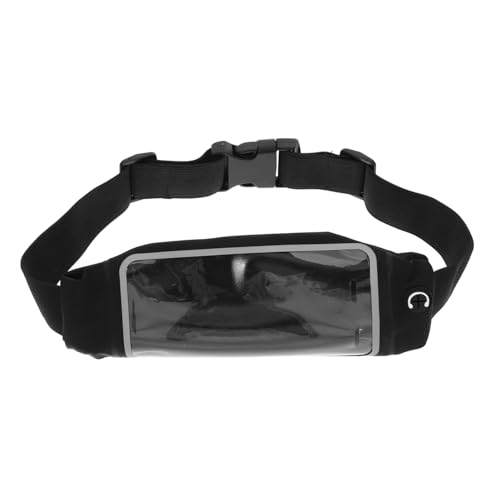 ROMISBABA Verstellbare Leichte Bauchtasche Herren für Fitness und Outdoor Multifunktionale Hüfttasche mit Touchscreen Fenster Schweißresistent für Laufen Radfahren und Reisen von ROMISBABA