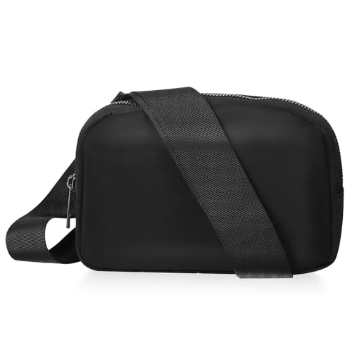 ROMISBABA Verstellbare Leichte Hüfttasche aus Strapazierfähigem Polyesterfaser mit Atmungsaktivem Gurt für Damen und Herren Modische Crossbody Bag für Outdoor Laufen Wandern Wetterfest und von ROMISBABA