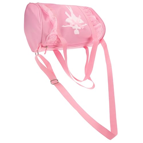 ROMISBABA Verstellbare Tanz umhängetasche Mädchen mit Spitze und Muster Leichte Balletttasche für Praktische Single shoulder Dance Bag für Ballett und Reisen von ROMISBABA