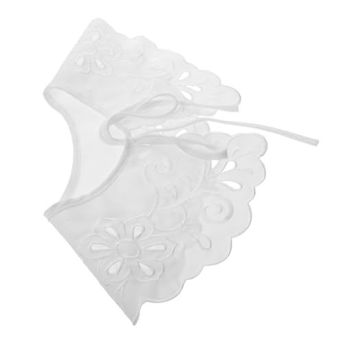 ROMISBABA Verstellbarer Abnehmbarer Krageneinsatz Damen mit Elegantem Hohlem Design Falscher Blusenkragen für Vielseitige Lagenlooks Modischer Falscher Damenkragen für Stilvolle Outfits von ROMISBABA