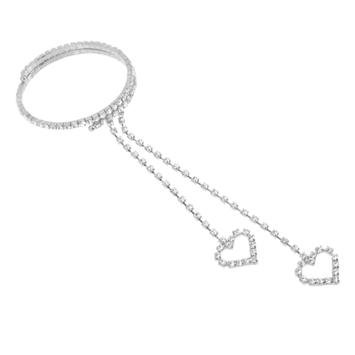 ROMISBABA Strass Armkette Für Damen Armarmband Mit Steinen Arm Manschetten Armband Schmuck Für Geburtstag Hochzeit Bar Club Cosplay von ROMISBABA