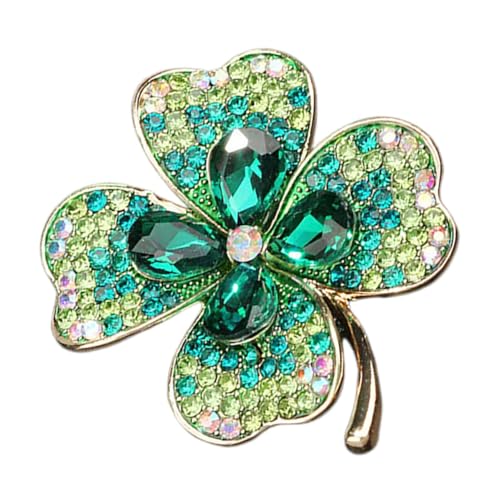 ROMISBABA Kleeblatt-brosche Schmuck Dekorative Anstecknadel Für Damenjacke Und Tasche von ROMISBABA
