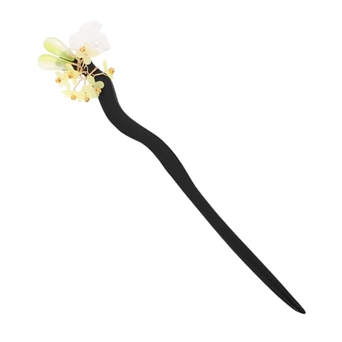 ROMISBABA Vintage Holzblumen Haarnadeln Chinesische Haarstäbchen Geschnitzte Haargabeln Traditionelle Blumen-haarstäbe Für Mädchen Duttnadeln Haarstyling-nadeln Clips Holzhaarstäbe von ROMISBABA