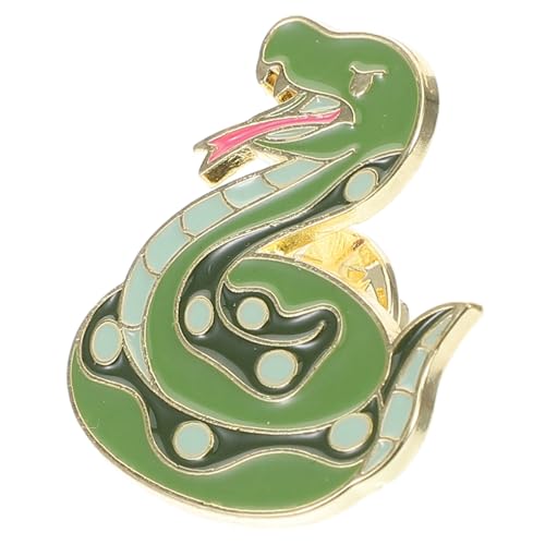 ROMISBABA Vintage Jahr der Schlange Brosche mit Detailliertem Schlangenmotiv Chinesisches Neujahr Anstecknadel Schmuck Metall Tier Pin für Luck Stilvolles Accessoire zum Jubiläum und ROMISBABA Vintage Jahr der Schlange Brosche mit Detailliertem Schlangenmotiv Chinesisches Neujahr Anstecknadel Schmuck Metall Tier Pin für Luck Stilvolles Accessoire zum Jubiläum und von ROMISBABA