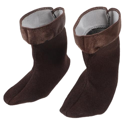 ROMISBABA Warme Atmungsaktive Regenstiefel Einlegesocken aus Plüsch Abnehmbar und Waschbar Passend für Damen und Herren als Innenfutter für Gummistiefel und Jagdstiefel Schützt vor Kälte von ROMISBABA