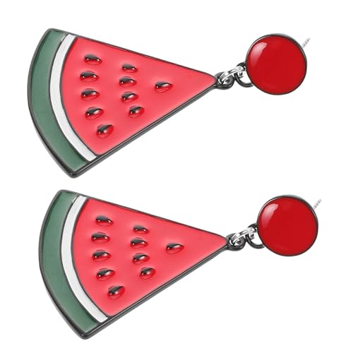ROMISBABA Wassermelonen Ohrringe Robustem Zinklegierung Verspieltes Frucht Design Vielseitig für Alltag Party Date Modischer Sommersschmuck für Damen und Mädchen ROMISBABA Wassermelonen Ohrringe Robustem Zinklegierung Verspieltes Frucht Design Vielseitig für Alltag Party Date Modischer Sommersschmuck für Damen und Mädchen von ROMISBABA