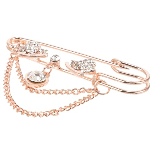 ROMISBABA Wasserstrahl Broschen mit Strass Cardigan Clip und Schalclip Anstecknadeln für Damen Vielseitiger Schmuck für Pullover Strickjacken und Kleidung Langlebige Kleiderklammer von ROMISBABA