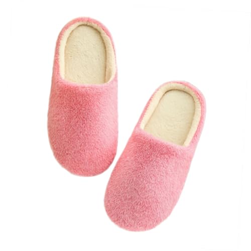 ROMISBABA Weiche Leichte Hausschuhe mit Leiser Sohle Gefüttert mit Baumwollvlies für Damen und Herren Warme Winterpantoffeln Flexible Indoor Schuhe für Zuhause und Reisen von ROMISBABA