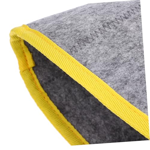 ROMISBABA Wiederverwendbarer Sauna Hut aus Filz Saugfähiger Dicker Saunahut für Damen und Herren Schnell Trocknend Leicht und Tragbar für Sauna Dampfbad und Große Duschhauben für Erwachsene von ROMISBABA