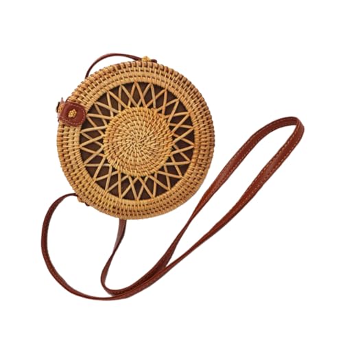 ROMISBABA Woven Crossbody Umhängetasche Damen Kompakte Schultertasche mit Starkem Verschleißfestem Material Praktische Aufbewahrungstasche für Alltag Shopping Freizeit und Party von ROMISBABA