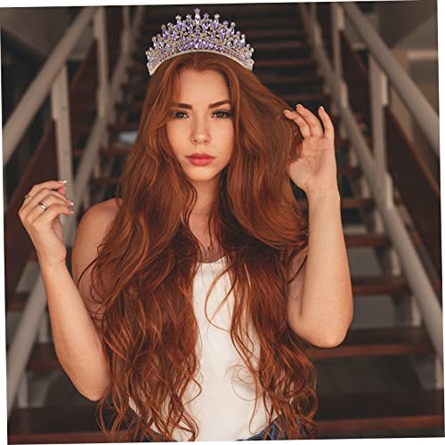 ROMISBABA Wunderschöne Braut Tiara mit Strassbesatz Leichtes Legierungs Haarband Hochzeits und Partykrone für Damen Geeignet für Geburtstage Feste und Festliche Anlässe von ROMISBABA