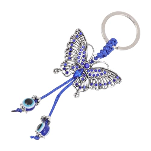 ROMISBABA Zinklegierung Schmetterling Schlüsselanhänger Elegant Langlebig Vielseitig als Schlüsselring und Taschenanhänger für Damen und Herren von ROMISBABA