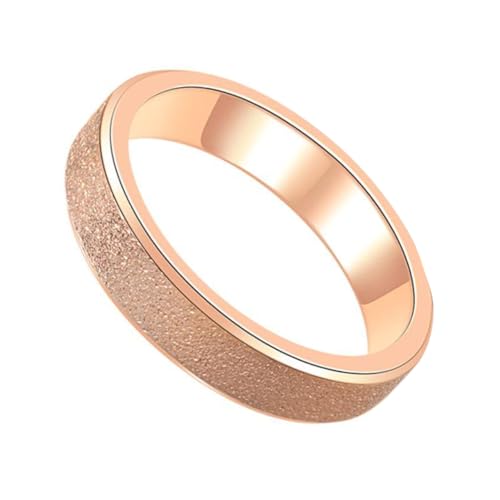 ROMISBABA -stahlring Gefrostet Ring Für Mann Gefrosteter Fingerring Frauenring Einfacher Ring Golden ROMISBABA -stahlring Gefrostet Ring Für Mann Gefrosteter Fingerring Frauenring Einfacher Ring Golden von ROMISBABA