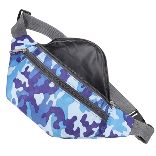 ROMISBABA wasserdichte Camouflage Bauchtasche Verstellbar Sportliche Hüfttasche für Herren Damen Outdoor Laufen Radfahren Alltag Reise Freizeit von ROMISBABA