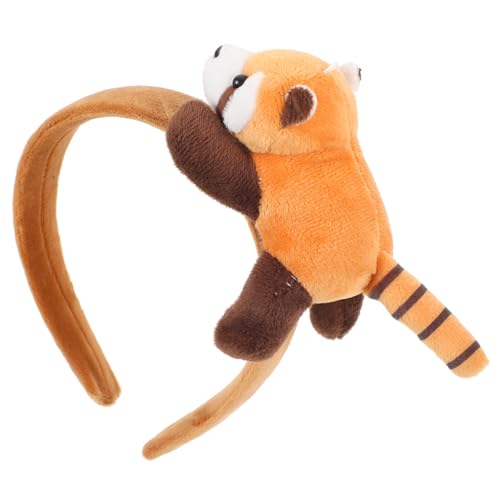 ROMISBABA Plüsch-waschbär-stirnband Cartoon-tier-stirnband Für Festivals Jungen Und Mädchen Cosplay-kopfschmuck von ROMISBABA