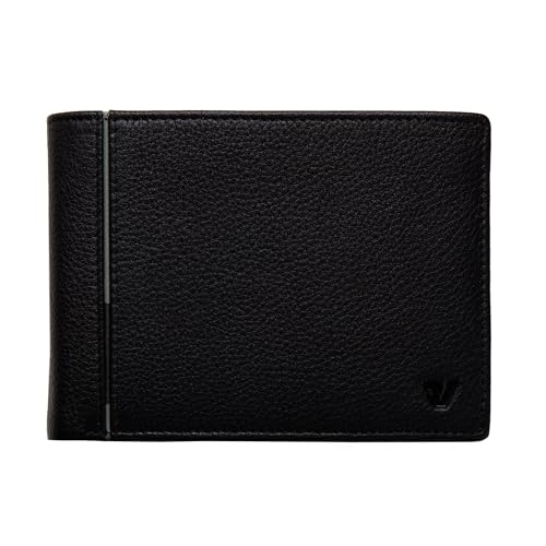 RONCATO Boston Querformat Geldbörse mit Münzfach Einheitsgröße Schwarz Schwarz 01 RONCATO Boston Querformat Geldbörse mit Münzfach Einheitsgröße Schwarz Schwarz 01 von RONCATO