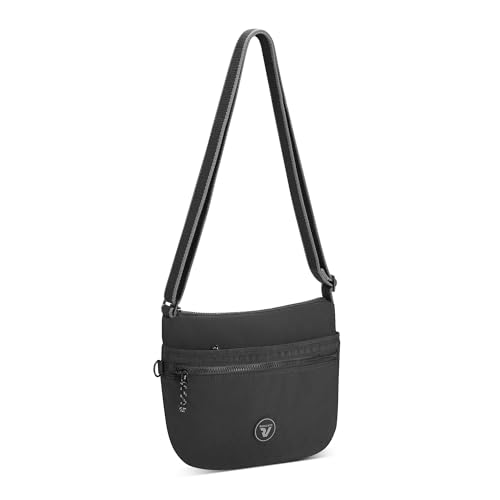 RONCATO Crossbody Donna 2 Comparti Rolling Nero Damen, Schwarz, Talla única, Koffer von RONCATO