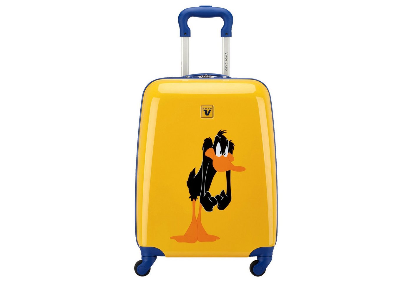 RONCATO Handgepäck-Trolley Roncato Looney Tunes Kids - 4-Rollen-Kindertrolley 50 cm (Daffy Duck von RONCATO