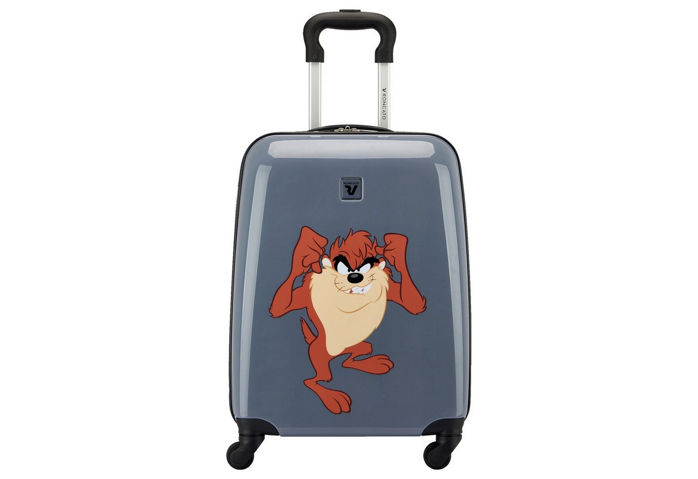 RONCATO Handgepäck-Trolley Roncato Looney Tunes Kids - 4-Rollen-Kindertrolley 50 cm (Taz, 4 Rollen Rollen von RONCATO