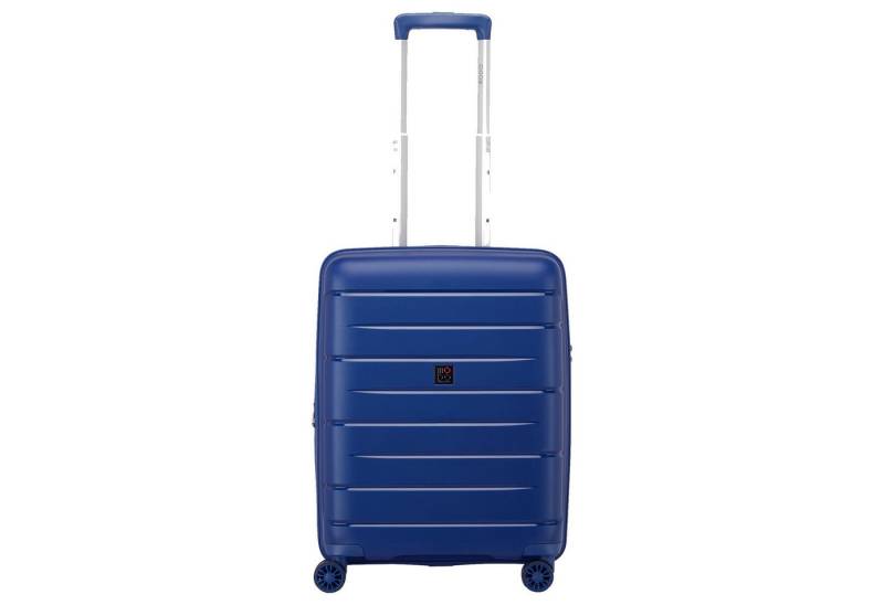 RONCATO Handgepäck-Trolley Starlight 3.0 - 4-Rollen-Kabinentrolley 55 cm erw. (dark blue), 4 Rollen Rollen von RONCATO