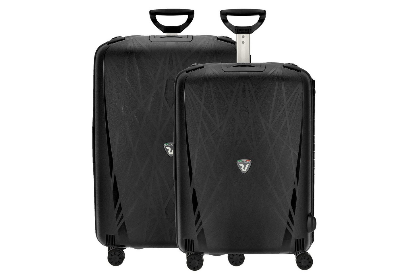 RONCATO Kofferset Light - 4-Rollen-Trolley Set 2tlg. M/L (nero) von RONCATO