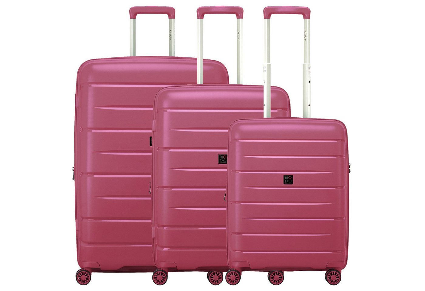RONCATO Kofferset Starlight 3.0 - 4-Rollen-Trolley Set 3tlg. S/M/L erw. (burgundy), 4 Rollen Rollen von RONCATO