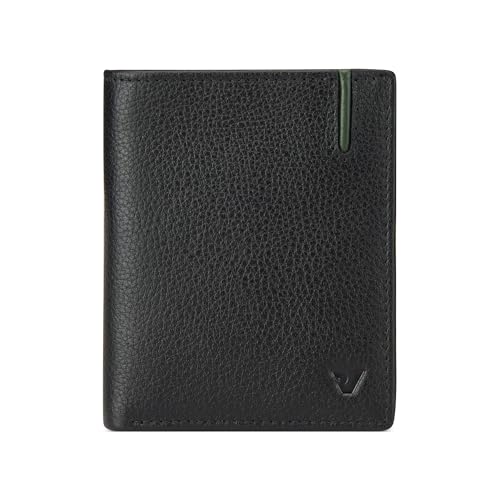 Roncato Liverpool Kreditkartenetui 10x8x1 cm - Schwarz von Roncato