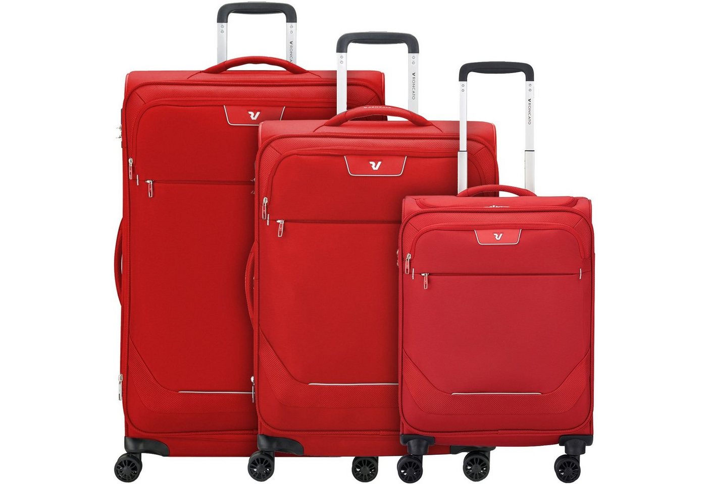 RONCATO Trolleyset Joy, 4 Rollen, (3-teilig, 3 tlg), Polyester von RONCATO